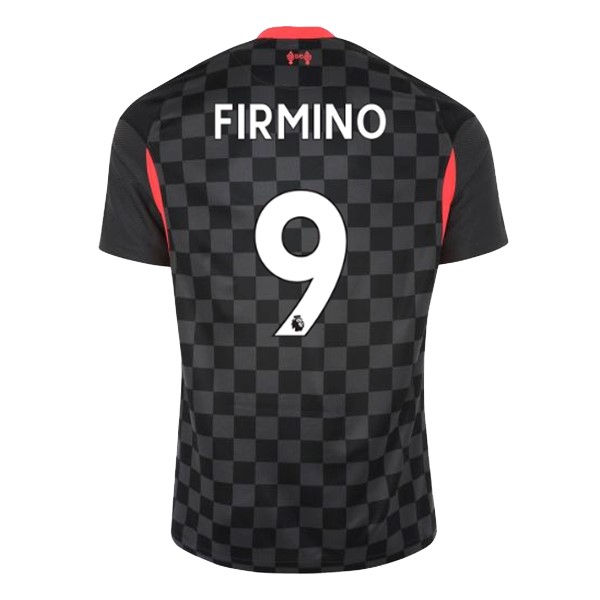 Camiseta Liverpool NO.9 Firmino 3ª 2020-2021 Negro